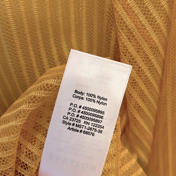 NWOT Aritzia Babaton Humbert Blouse, Bell Sleeve Shell Blouse, Cairo Gold, XXS, - Picture 10 of 10